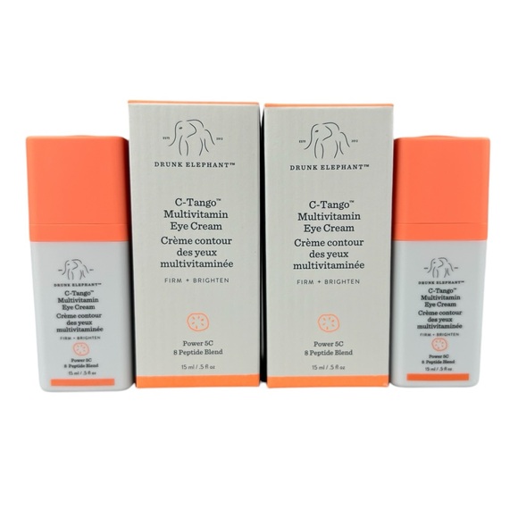 🍊🐘NEW 2 Drunk Elephant C-Tango Multivitamin Eye Cream With Vitamin C +Extras NWT - Picture 1 of 14